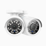 A200 - Cámara CCTV de vigilancia en 1080P HD, Lente de 3.6 MM, Visión Nocturna por Infrarrojos de 20 m, IP66