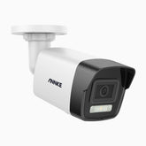 C800 - Cámara de vigilancia PoE exterior de 4K, Doble Luz Visión Nocturna, ángulo de visión 96º, detección de humanos y vehículos, micrófono integrado, compatible con RTSP, versión mejorada