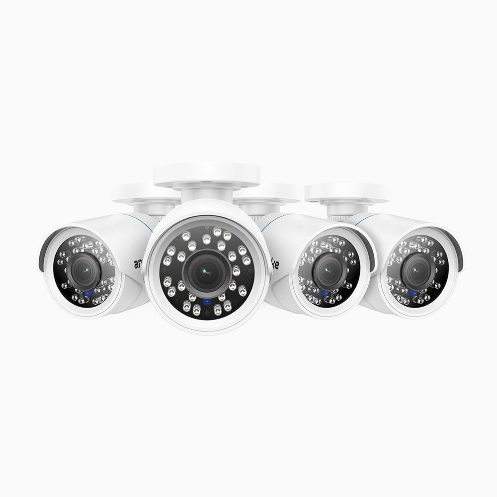A200 - Cámara CCTV de vigilancia en 1080P HD, Lente de 3.6 MM, Visión Nocturna por Infrarrojos de 20 m, IP66